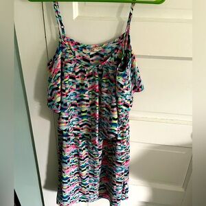 Eyeshadow spaghetti strap dress